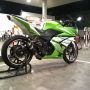 Kawasaki ninja 250 2008 hijau kesayangan Sudah modif