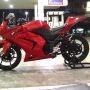 KAWASAKI NINJA 250 MERAH (spedo koso ,body m1) Sport style 2011/2010