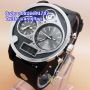 Fortuner Dual Time Sport Watch Black Rubber