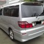 Toyota Alphard TYPE ASG 2.4 FACELIFT 2008 SILVER TDP 83 JUTA