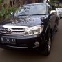 JUAL TOYOTA FORTUNER HITAM 2009 G-LUX BENSIN MATIC JARANG PAKE 