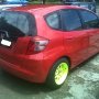 Jual Honda Jazz S 2008 merah dengan velg ijo