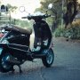 Jual Vespa 150 LX 2012 coklat tua