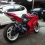 Jual Ninja 250 2011 merah modif