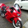 Jual Ninja 250 2011 merah modif