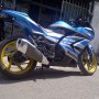 Jual Kawasaki Ninja 250 Biru Full Modief Moge Muffler